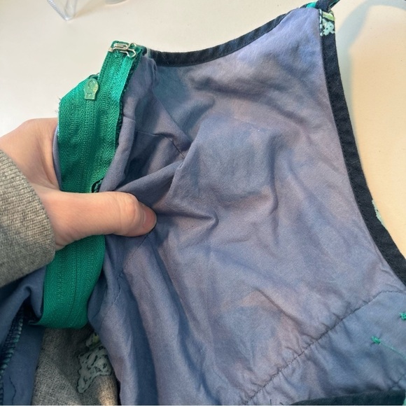 modcloth waving at the waterfront seashell printed knee length dress - Picture 4 of 10